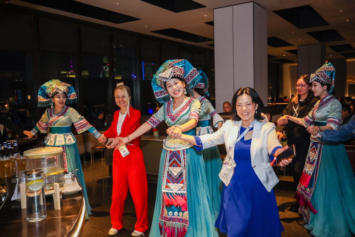 Culture meets connection at Guangxi Night!🤩 Hosted by the Dept. of Culture &amp; Tourism of Guangxi Zhuang Autonomous Region, the evening blended local heritage, cuisine &amp; high-level networking — the perfect end to a successful day at ITB China 2025!🙌