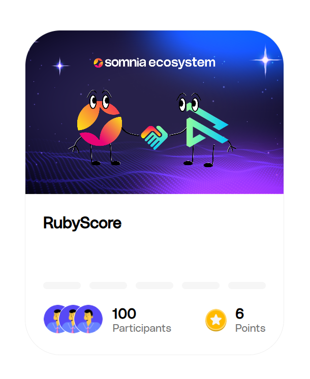 SomniaEco's tweet image. Somniacs, let’s prepare for a Shannonland adventure….

Your journey starts here: say hello to @rubyscore_io   and meet the team, join the quest, and see what’s coming….