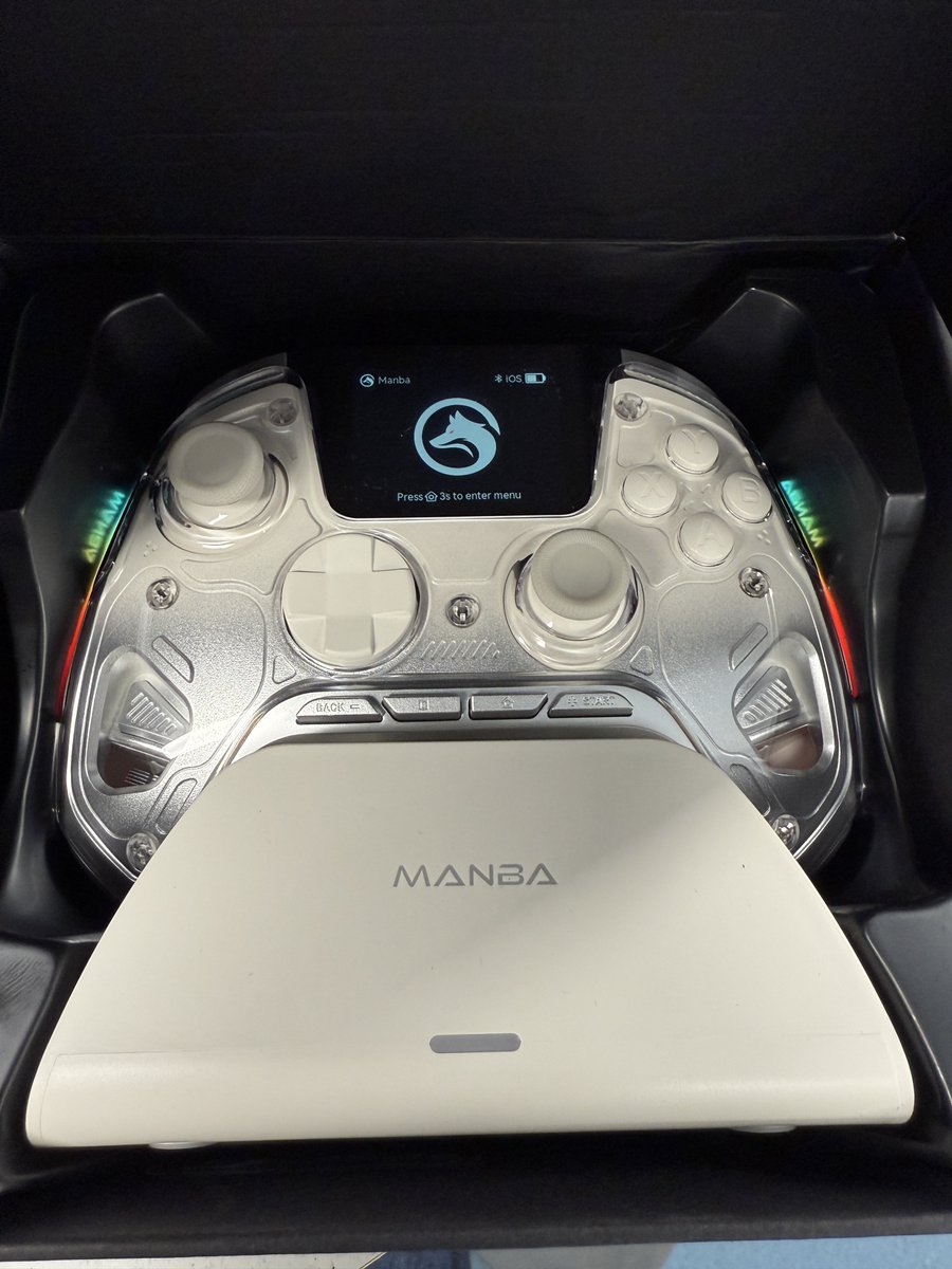RandomRocker's tweet image. Just received my @manba_official controller. It's so so good, way better than I expected. Highly recommended