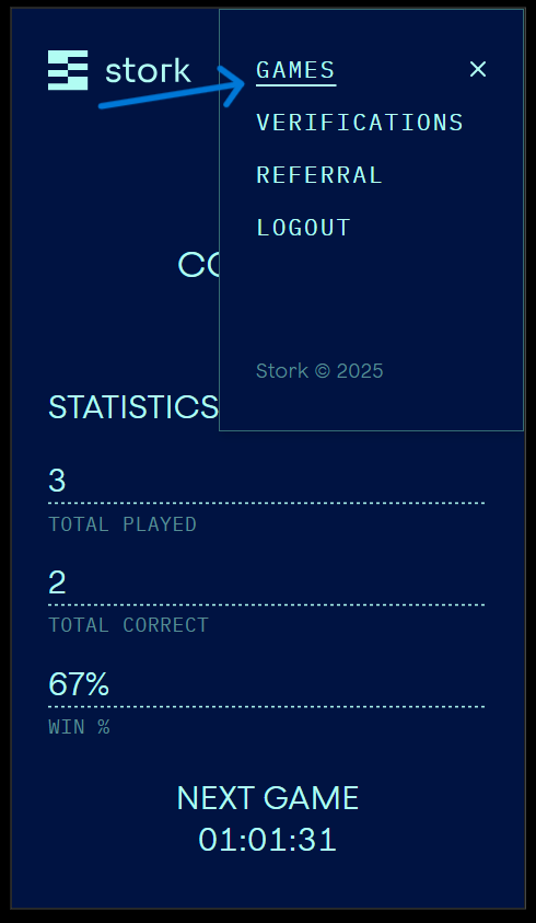 dcryptopreneur's tweet photo. @StorkOracle recently added a gamified anti-sybil to their extension 👀. We have to play the game daily.

Looks like 🪂 is closer than we think. https://t.co/wZPVSeGndh