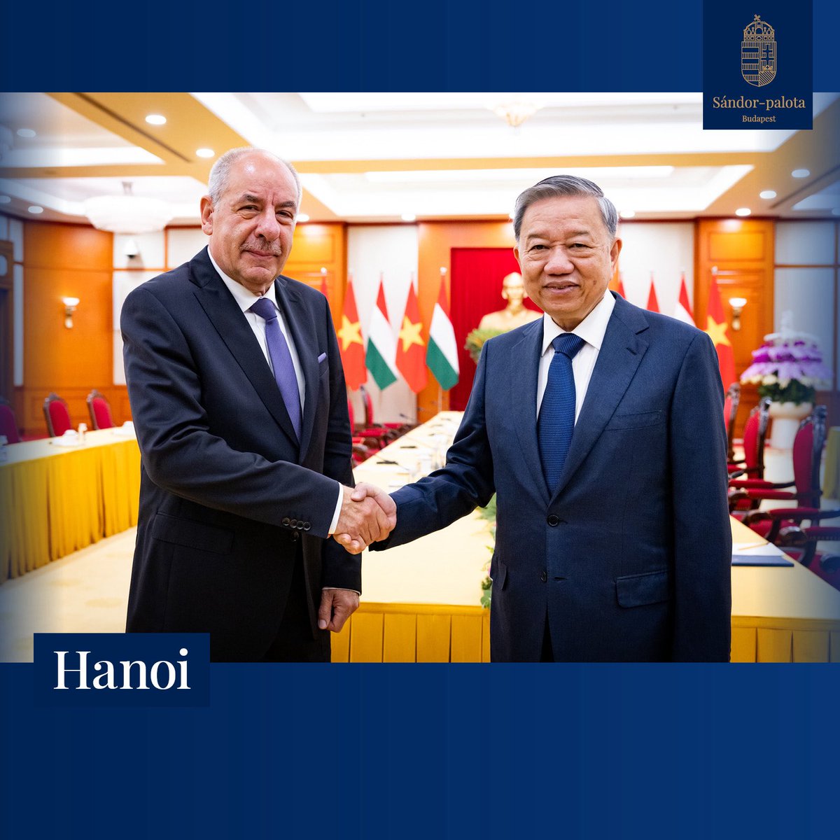 I met with To Lam, the General Secretary of the Communist Party of Vietnam 🇭🇺🇻🇳
