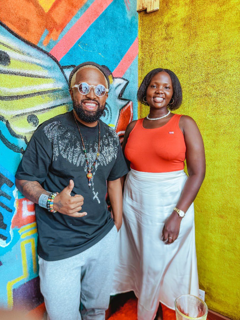 XfmUG's tweet photo. The president elect for @RctKlaSsese1 @Hawkinsting joined @DenzelUG in studio to invite you  to her installation happening this Saturday 

#Xfm #TodaysHitMusic #YofavoriteX #Rotaractkampalaseseislands https://t.co/mYYTkORIfo