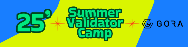 NODESYNC (@nodesync_top) on Twitter photo 🌟 Gora's 2025 Summer Validator Camp <a href="/GoraNetwork/">Gora Network</a> – 2M $GORA in Delegation Incentives Up for Grabs!
The Gora project is launching its 2025 Summer Validator Camp, with 2 million $GORA in delegation incentives available for participants.
If you're planning to run a Gora node, 🌟 Gora's 2025 Summer Validator Camp <a href="/GoraNetwork/">Gora Network</a> – 2M $GORA in Delegation Incentives Up for Grabs!
The Gora project is launching its 2025 Summer Validator Camp, with 2 million $GORA in delegation incentives available for participants.
If you're planning to run a Gora node,