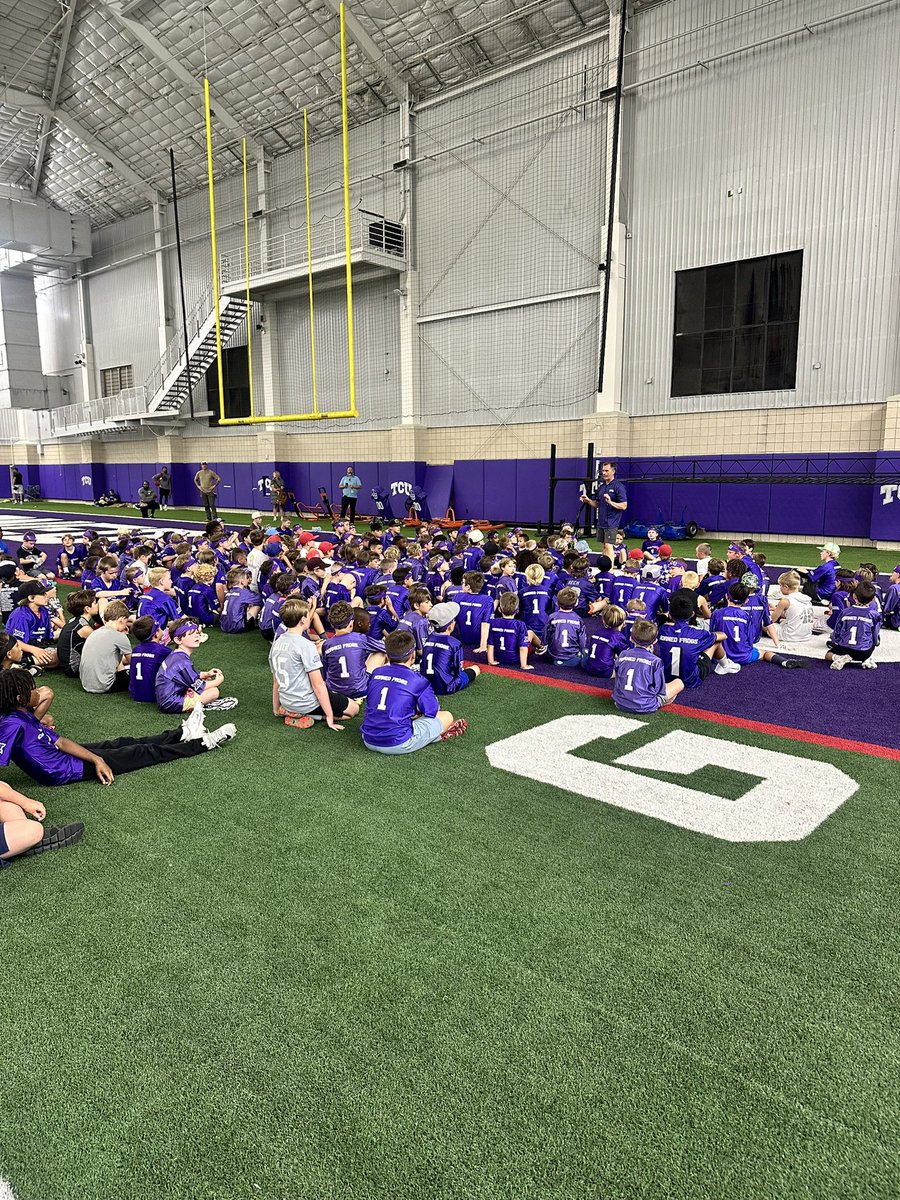 Kids Camp Day 1 #BabyFrogs 🐸 #TCU