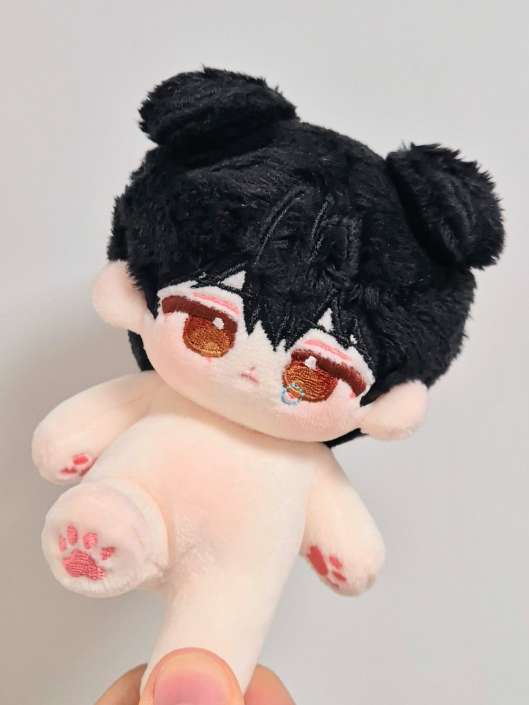 천사트친분께 받은 흑임자뭉 왔는데 너무 귀여워...실물 갑...