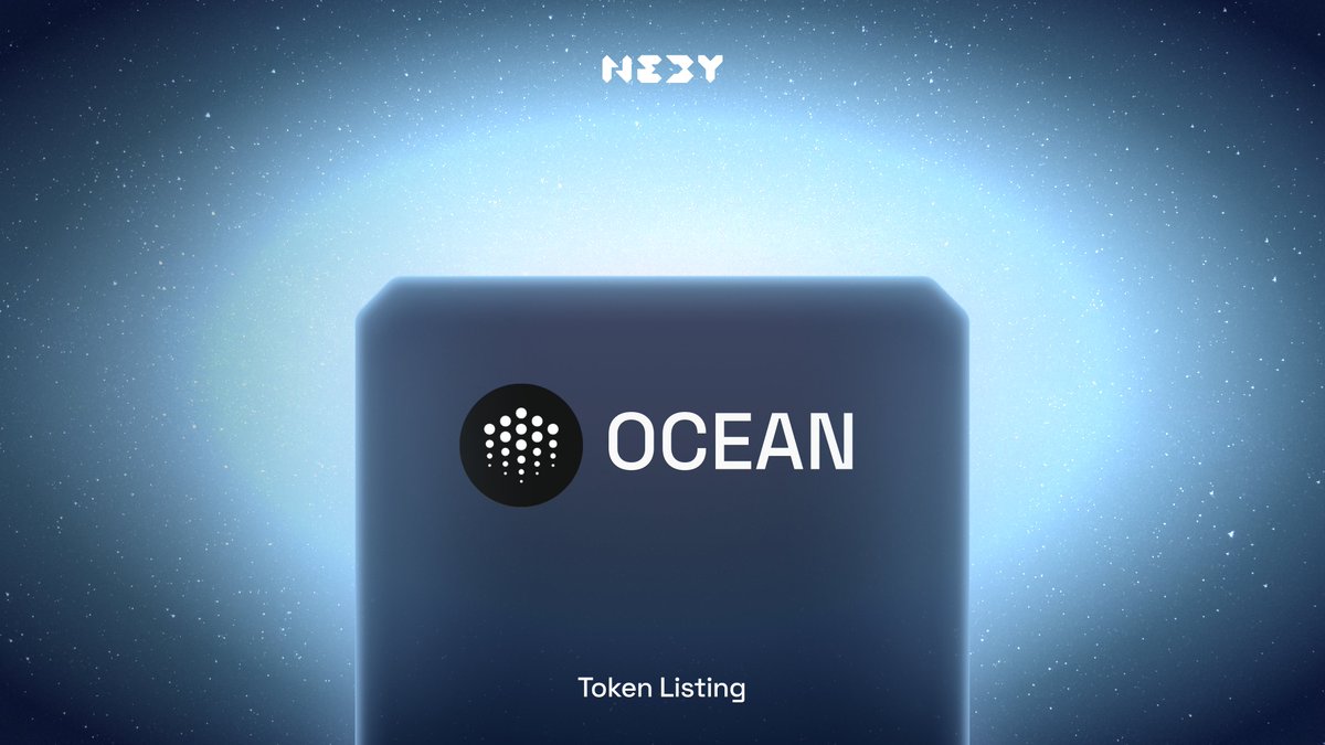 NEBY 🛸 (@nebyexchange) on Twitter photo 📢 New Listing: OCEAN is now live on Neby DEX! 🌊
We're excited to welcome <a href="/oceanprotocol/">Ocean Protocol</a> to the Neby ecosystem — a pioneer in the decentralized data economy, empowering people to share, monetize, and unlock the value of data in a secure and privacy-preserving way.
With tools 📢 New Listing: OCEAN is now live on Neby DEX! 🌊
We're excited to welcome <a href="/oceanprotocol/">Ocean Protocol</a> to the Neby ecosystem — a pioneer in the decentralized data economy, empowering people to share, monetize, and unlock the value of data in a secure and privacy-preserving way.
With tools