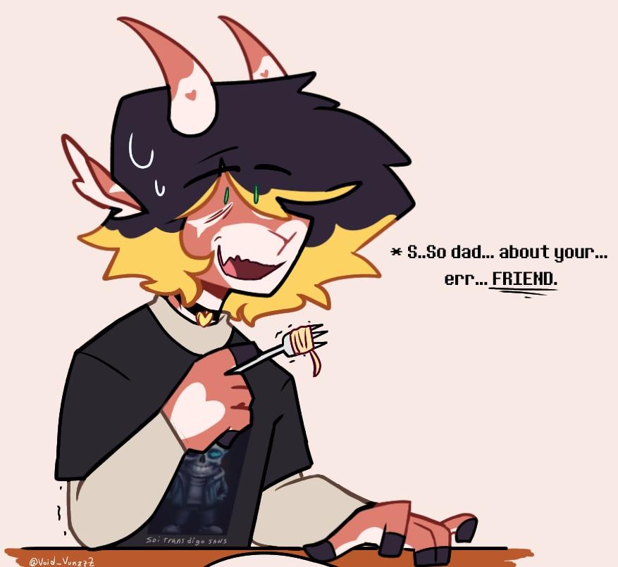 Vo1d_ZzZ's tweet photo. Azzy is there something you wanna share with the rest of the class?? 🎤🧐🧐
#Deltarune #Breezerune #Dessriel (?) #Azzyrus (???) https://t.co/cvPiizwMSk