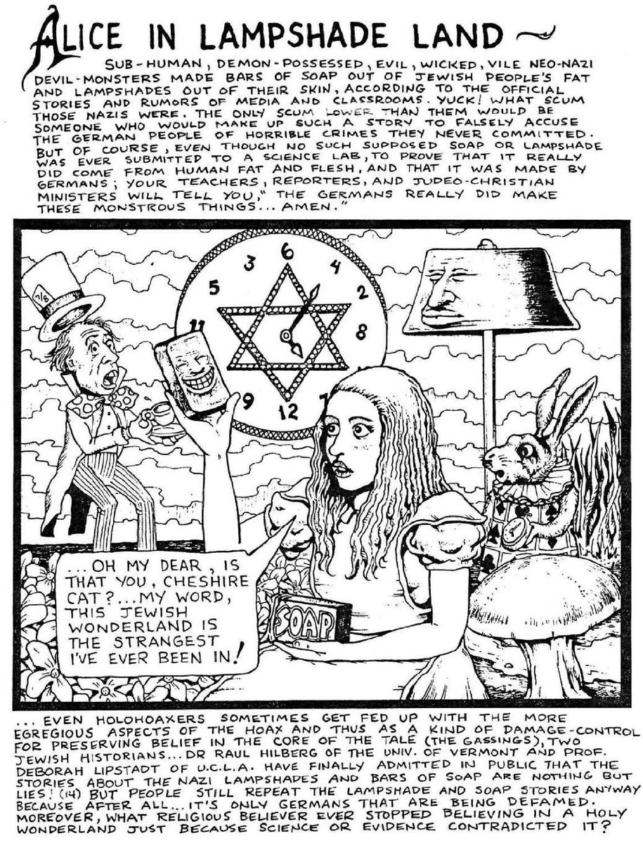 666isMONEY's tweet photo. @lporiginalg Alice in Lampshade Land #AtrocityPropaganda https://t.co/u1idjku9mP