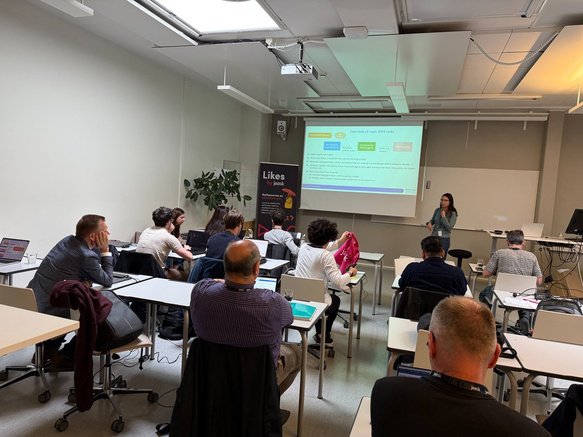 Innovation never sets: SmartCHANGE General Assembly in Jyväskylä! 🇫🇮

The consortium met at <a href="/JAMK_fi/">Jamk</a>  to drive #health innovation forward. From energisers to sauna sessions, we mixed science with Finnish tradition. 

Kiitos to all partners! 
📩tinyurl.com/mvt8xu55