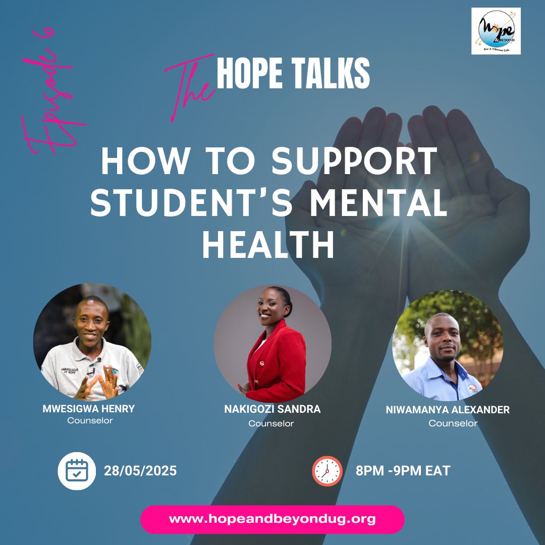 Join us this evening.
Topic: How to Support Student's mental health 
Link: x.com/i/spaces/1LyGB…