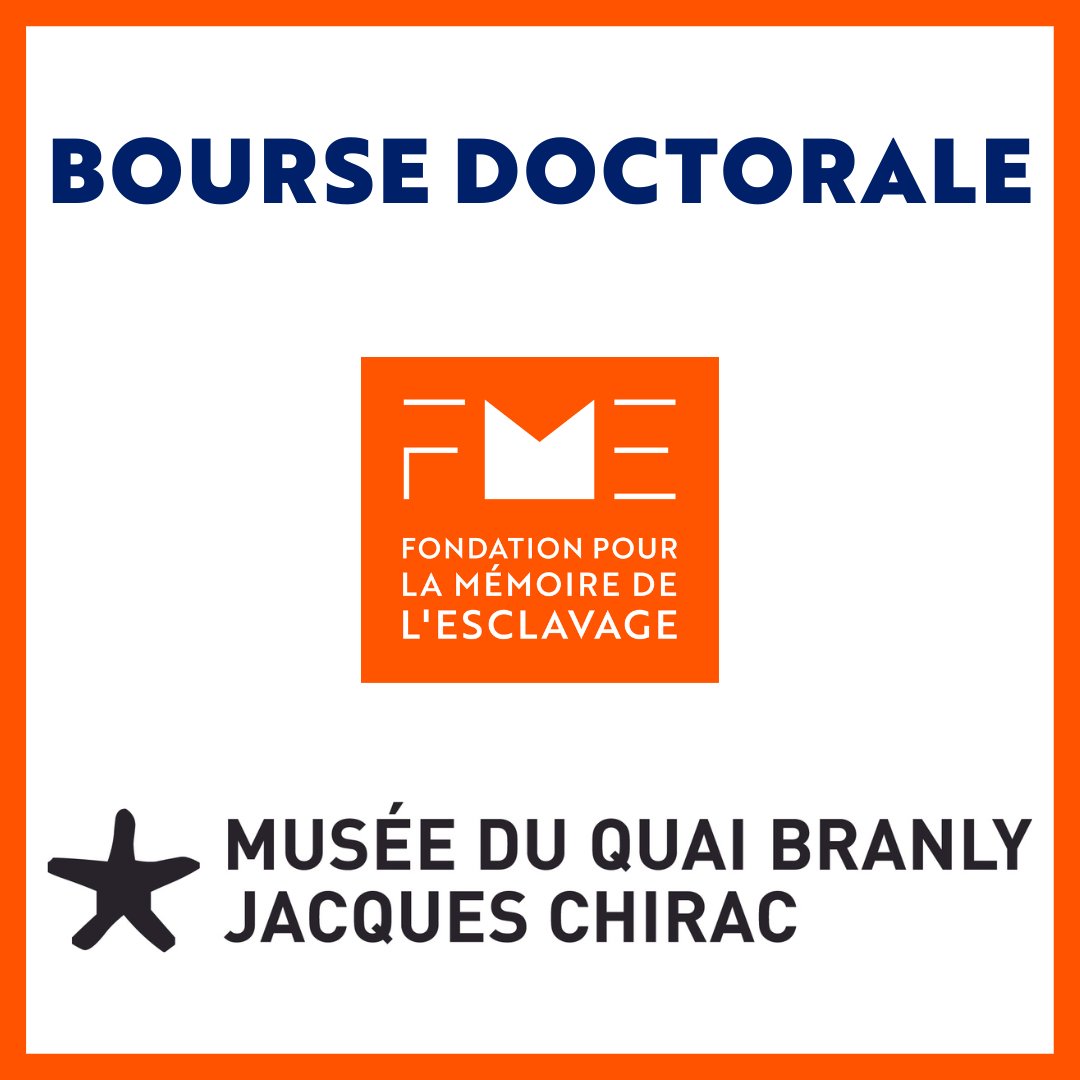 Fondation pour la mémoire de l'esclavage (@fondation_me) on Twitter photo La Fondation pour la mémoire de l'esclavage et le <a href="/quaibranly/">musée du quai Branly - Jacques Chirac</a> proposent pour l'année universitaire 2025-2026 une bourse doctorale destinée à aider un.e jeune doctorant.e à mener à bien des projets de recherche originaux et innovants.
👉memoire-esclavage.org/la-bourse-doct… La Fondation pour la mémoire de l'esclavage et le <a href="/quaibranly/">musée du quai Branly - Jacques Chirac</a> proposent pour l'année universitaire 2025-2026 une bourse doctorale destinée à aider un.e jeune doctorant.e à mener à bien des projets de recherche originaux et innovants.
👉memoire-esclavage.org/la-bourse-doct…