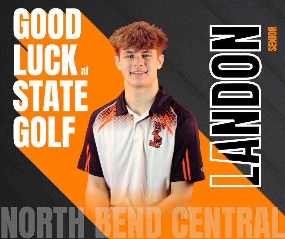 Good luck to Landon M as he represents NBC at State Golf!