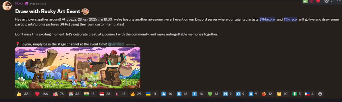 JaStathamm's tweet photo. Draw with Rocky Art Event! @SeismicSys 
Join new art event and learn how to draw!
28.05.25 15.00 UTC! #seismic https://t.co/TdC0hRFL6E