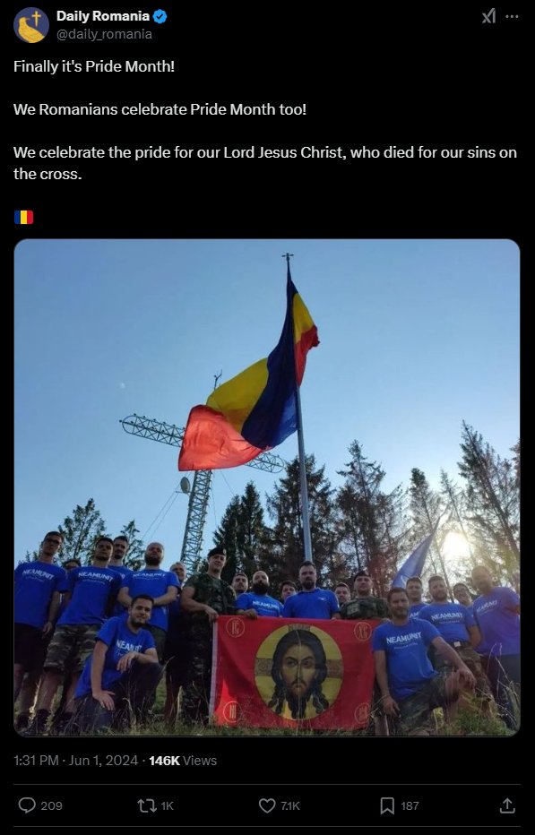 theDobermaneth's tweet photo. @tabulehprajit @im_legian @Roots_ofRomania @daily_romania There is coordinated propaganda, but Daily Romania is managed by Romanians, from Romania.
Aureliu Surulescu, the head of the neofascist movement #NEAMUNIT and his fellas are the ones behind.
I agree that it's part of a bigger picture and agenda, but locally they are behind. https://t.co/MGDnGxgLhO