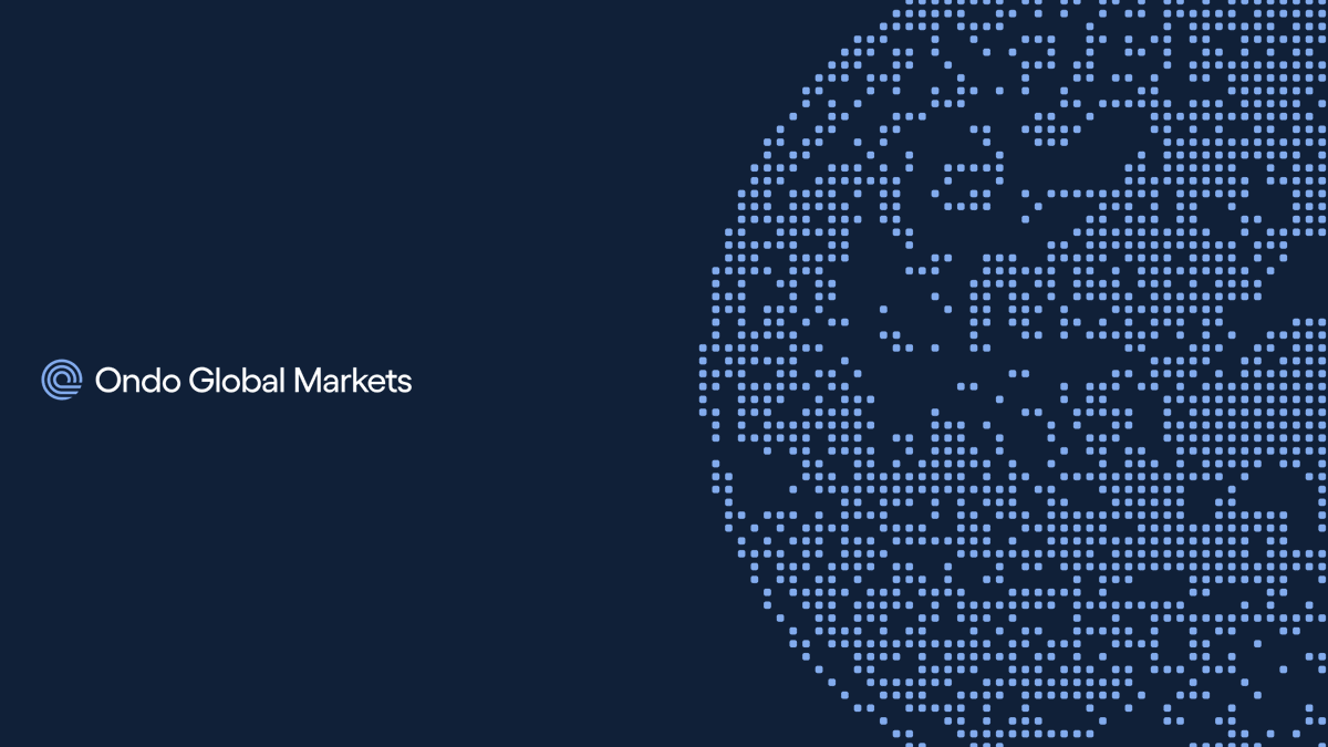 Ondo's tweet photo. Ondo Global Markets will bring stocks and ETFs from NYSE and NASDAQ onchain. They will be:

→ Accessible 24/7
→ Eligible for margin
→ Composable with DeFi

Whether you're an individual user or a platform developer, Ondo Global Markets brings tokenized equities directly to your fingertips.

To learn more about Ondo Global Markets, visit https://t.co/DclFUEc4dL