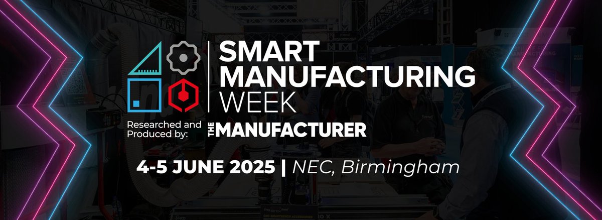 One week to the start of the UK's biggest advanced smart manufacturing &amp; engineering event!

At Smart Manufacturing Week we will be showcasing our #WMS solutions in the Smart Factory Expo on Stand G100.

👉 Register at: smartmanufacturingweek.com

#SMW25
#Manufacturing
#Warehouse