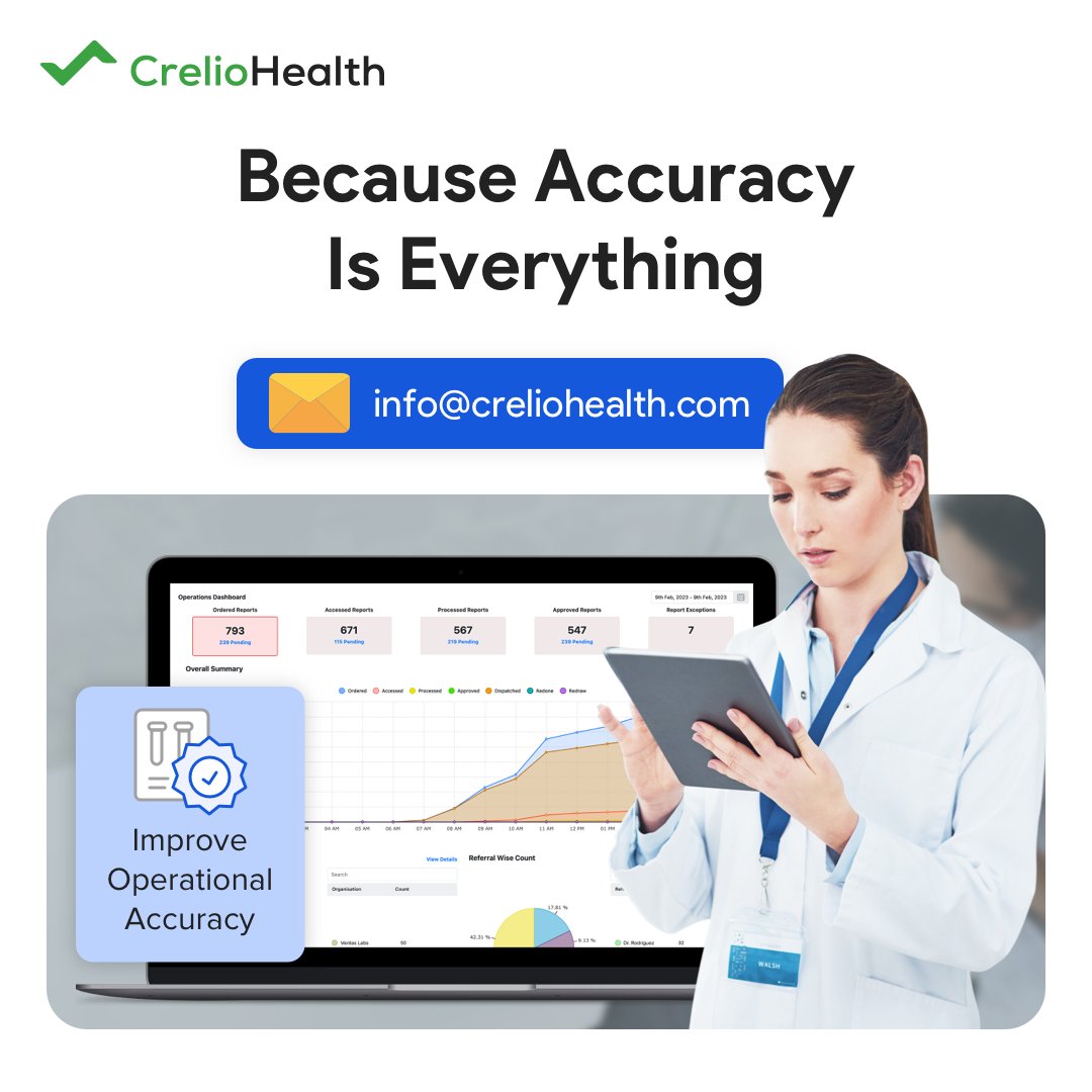 creliohealth's tweet image. 🚨One error can change everything.
We automate precision in labs, so that you never compromise on accuracy.
Trust your results, every single time with CrelioHealth LIMS!
Explore smart lab solutions now- bit.ly/3jP7hoP

#diagnostics #labtech #limssoftware #healthtech