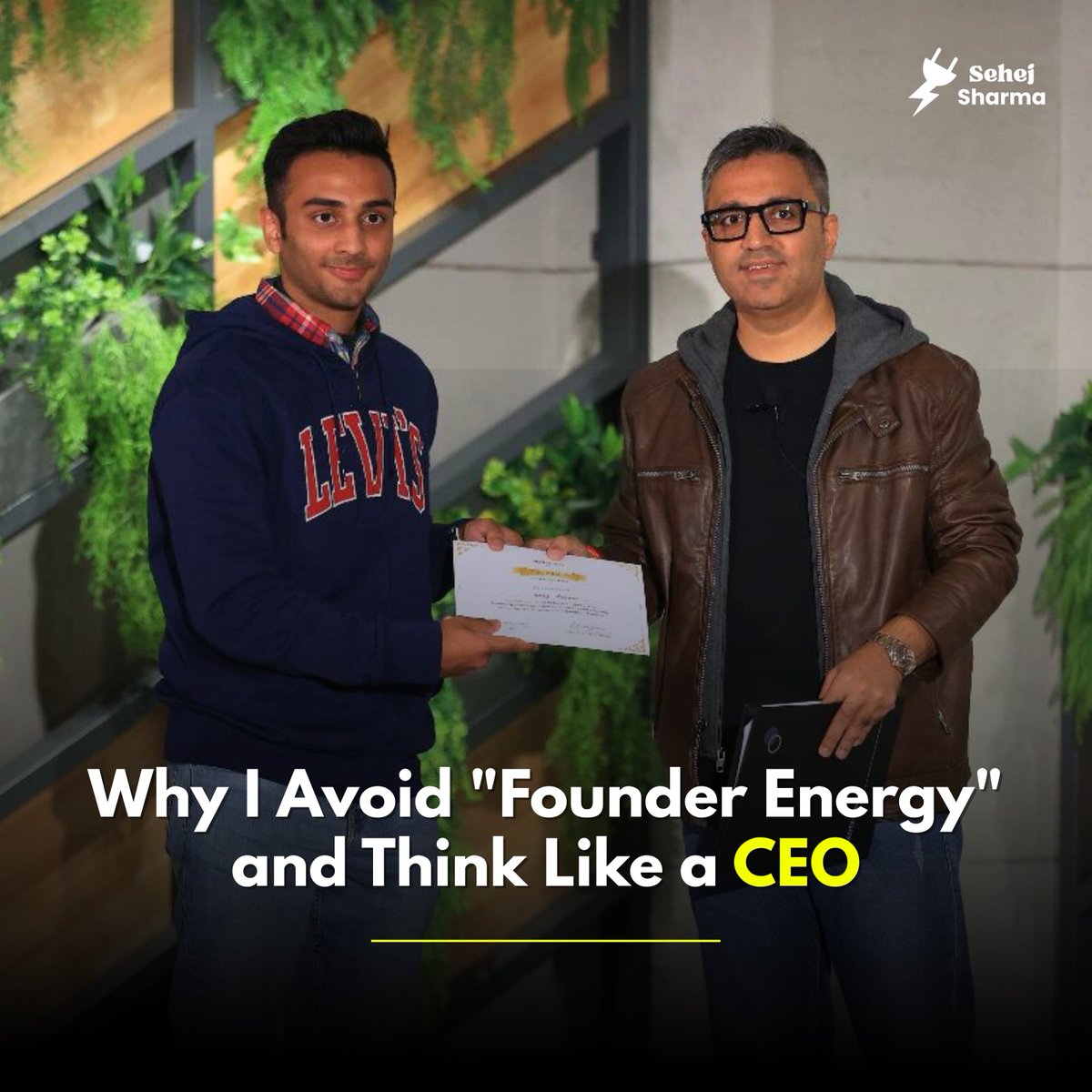 thisissehej's tweet photo. At first, I was driven by "founder energy" – doing everything myself and hustling hard. 
But over time, I realized that to build something lasting, I had to think like a CEO: trust the team, delegate, and focus on the big picture.

Read the full article  : https://t.co/16dffpJZ1F https://t.co/cT7cXByC1h