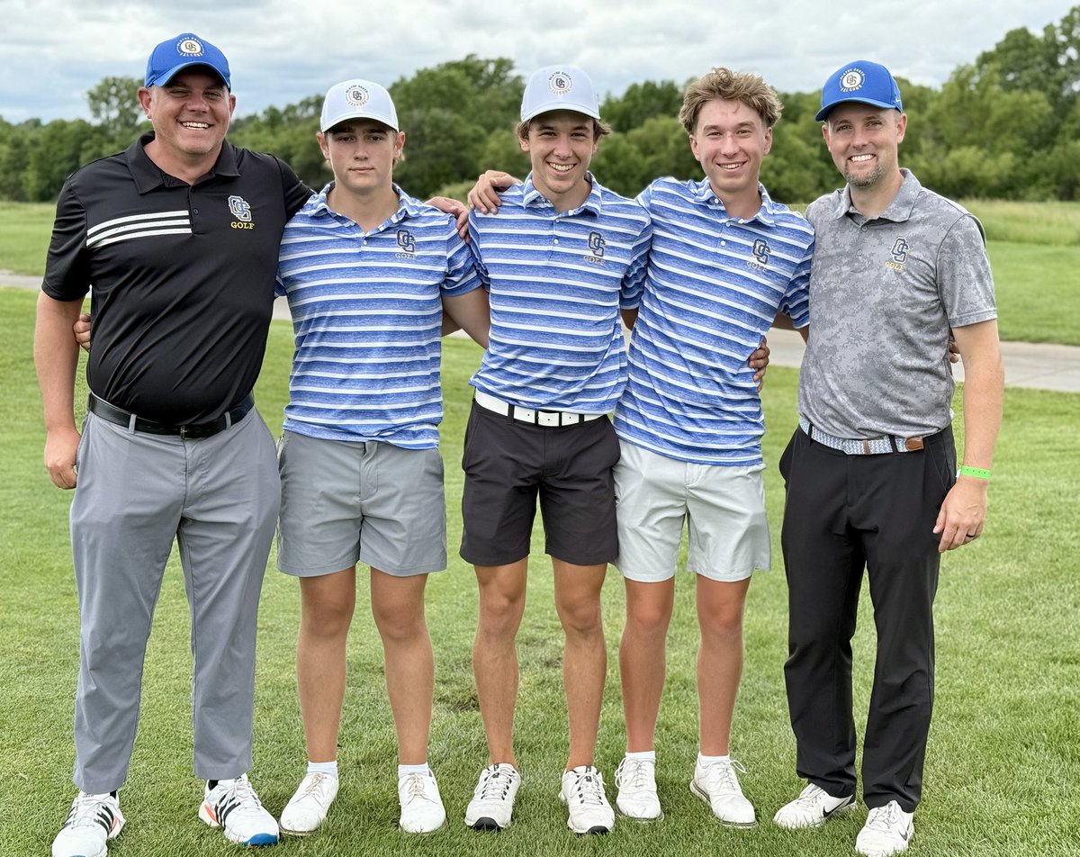 Olathe South Golf (@os_falcon_golf) on Twitter photo Day 2 of the 6A State Tournament starts at 10 am. The Falcons have 2 fighting for a state title today!
Grayson Kelso (Jr): 10:10 on Hole 1
Tate Edwards (So): 10:20 on Hole 10
Good luck Falcons! #DailyGains <a href="/ADMillerOS/">AD Miller</a> <a href="/OlatheSouthHS/">Olathe South HS</a> <a href="/OS_BirdHouse/">OS Student Section</a> <a href="/ksgolfscores/">KansasGolfScores.com</a> Day 2 of the 6A State Tournament starts at 10 am. The Falcons have 2 fighting for a state title today!
Grayson Kelso (Jr): 10:10 on Hole 1
Tate Edwards (So): 10:20 on Hole 10
Good luck Falcons! #DailyGains <a href="/ADMillerOS/">AD Miller</a> <a href="/OlatheSouthHS/">Olathe South HS</a> <a href="/OS_BirdHouse/">OS Student Section</a> <a href="/ksgolfscores/">KansasGolfScores.com</a>