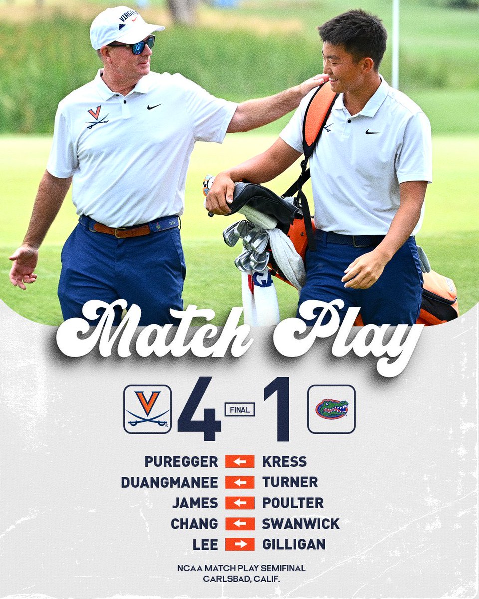 F. Winston Gwathmey, MD (@winstongwathmey) on Twitter photo All eyes on ā¦<a href="/BowenSargent/">Bowen Sargent</a>ā© and ā¦<a href="/UVAMensGolf/">Virginia Men's Golf</a>ā© as they play for the National Championship today. What a run!!
golfweek.usatoday.com/story/sports/g⦠All eyes on ā¦<a href="/BowenSargent/">Bowen Sargent</a>ā© and ā¦<a href="/UVAMensGolf/">Virginia Men's Golf</a>ā© as they play for the National Championship today. What a run!!
golfweek.usatoday.com/story/sports/gā¦