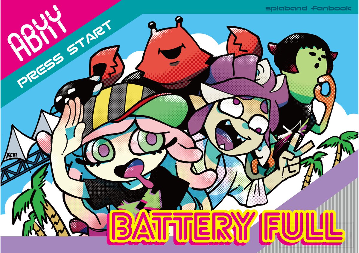 inaRNP's tweet photo. 【再録】Battery Full
ABXYのおでかけ本（0/6） https://t.co/h10QzT5yGL