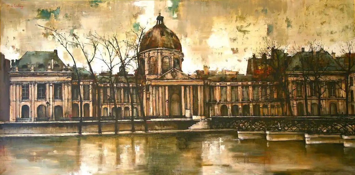 parispainting1's tweet photo. L’institut
by Michel de Gallard
in 1962
#Paris #Parisjetaime #visitparisregion #ExploreFrance #France #cityscape #Seine #pontdesarts #lovelockbridge #micheldegallard https://t.co/UvvHC2nvet