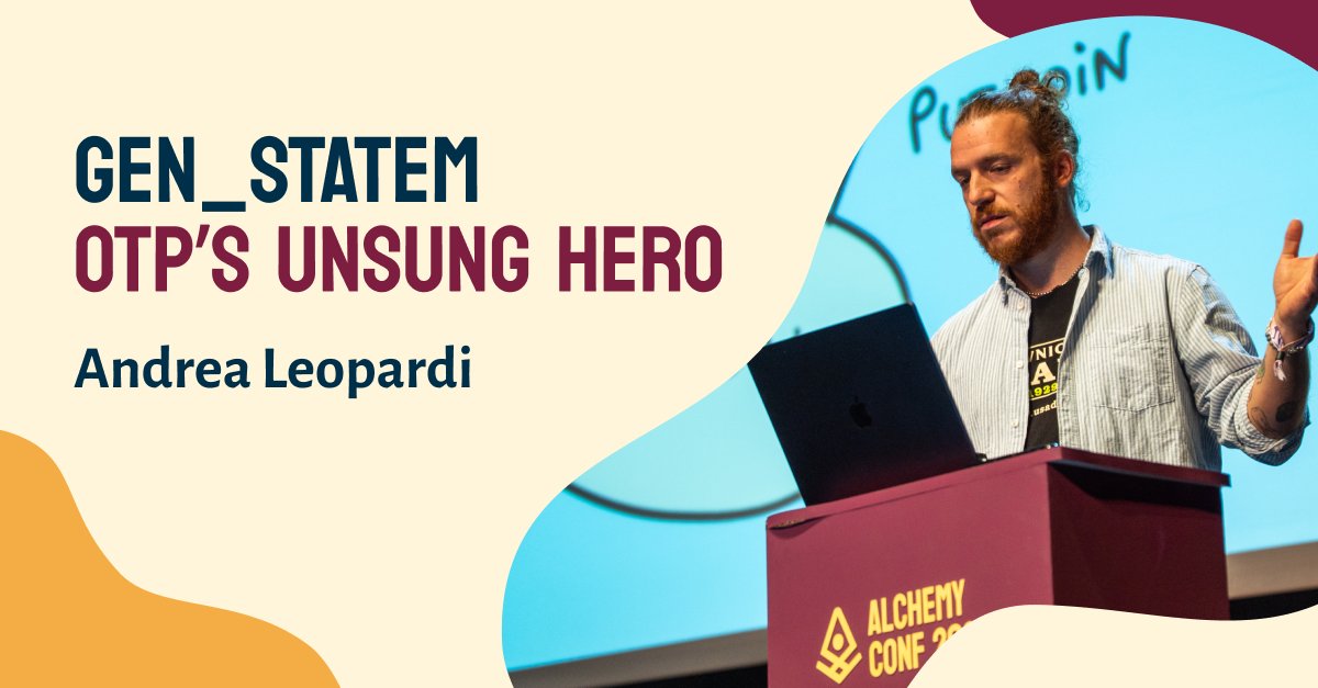 Subvisual (@subvisual) on Twitter photo 1/ What makes gen_statem powerful—and painful? 🧵
<a href="/whatyouhide/">Andrea Leopardi</a> breaks down the core features in our first <a href="/Alchemy_Conf/">Alchemy Conf</a> 2025 talk upload. 1/ What makes gen_statem powerful—and painful? 🧵
<a href="/whatyouhide/">Andrea Leopardi</a> breaks down the core features in our first <a href="/Alchemy_Conf/">Alchemy Conf</a> 2025 talk upload.