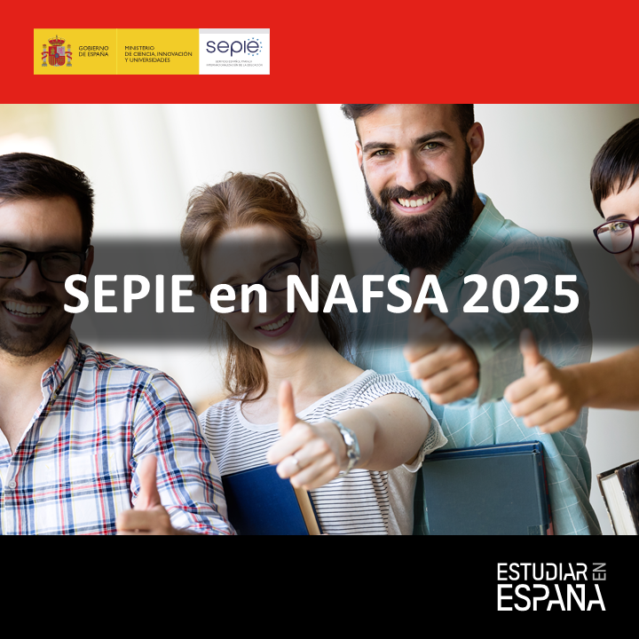 SEPIE está presente en <a href="/NAFSA/">NAFSA</a>, que se celebra del 27 al 30 de mayo en San Diego (California). 

En colaboración con <a href="/ICEX_/">ICEX</a> España Exportación e Inversiones, SEPIE asiste con 28 instituciones de Educación Superior 🔝🇪🇸.

sepie.es/doc/comunicaci…