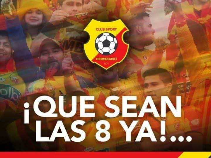 Vamos con Todo <a href="/csherediano1921/">Club Sport Herediano</a> HOY GANAMOS viva el Team vamos #Herediano con todo