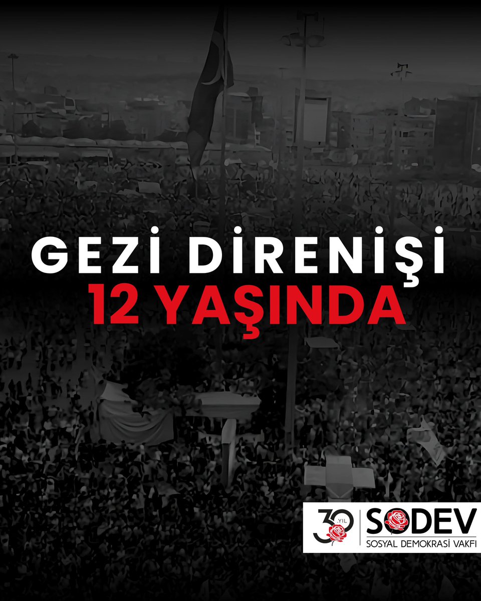 Şanlı GEZİ direnişimiz 12 yaşında!
#GeziOnurumuzdur
#Gezi12yaşında