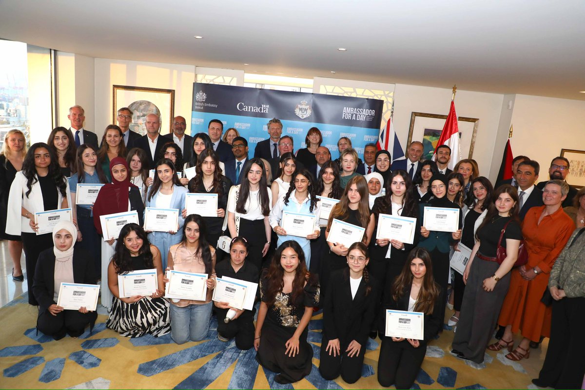 1/2 Yesterday we celebrated our 30 #AmbassadorForADay for 2025! These inspiring young women have earned the unique opportunity to shadow an ambassador or the country representative of a UN agency for a full day, experiencing diplomacy firsthand.