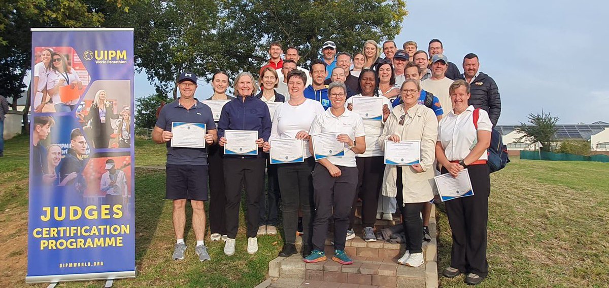 𝑠𝑝𝑜𝑟𝑡𝑖𝑛𝑔 𝑒𝑥𝑐𝑒𝑙𝑙𝑒𝑛𝑐𝑒
14 male &amp; 13 female newly-certified judges ready to step up in South Africa 🇿🇦
Major events will take place in Johannesburg and Mossel Bay later this season.
👉 uipmworld.org/news/uipm-judg…