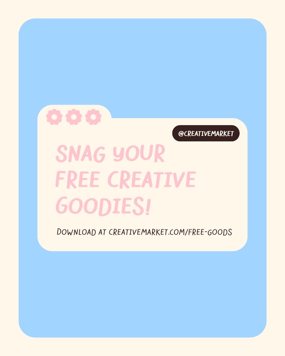 CreativeMarket's tweet image. 🌻 Download four featured assets this week, or unlock the entire monthly bundle (worth up to $1000!) when you become a member #FreeDownloads #DesignAssets

Download your freebies here 🔗 crt.mk/4mFcsE4