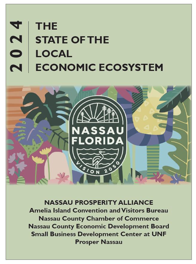 The Annual Report for the Nassau Prosperity Alliance is available. This report on the local economic ecosystem provides insight into labor force, unemployment, economic development, business climate, and more. nassaucountyfl.com/DocumentCenter…