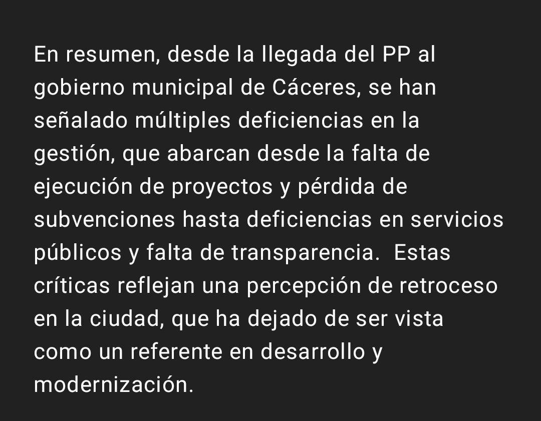 JK_cc's tweet photo. @r_mateos @PPciudadcaceres @tirso_leal @Jorgesuarez7 @jacobiceballos @noerguezc @encarna_solis @pedrojmuriel @emilioborrega @PPopularCC @BazMacha Si como ciudadano todavía no te has dado cuenta, solo hay que preguntarle a la IA https://t.co/G190bLxJBe