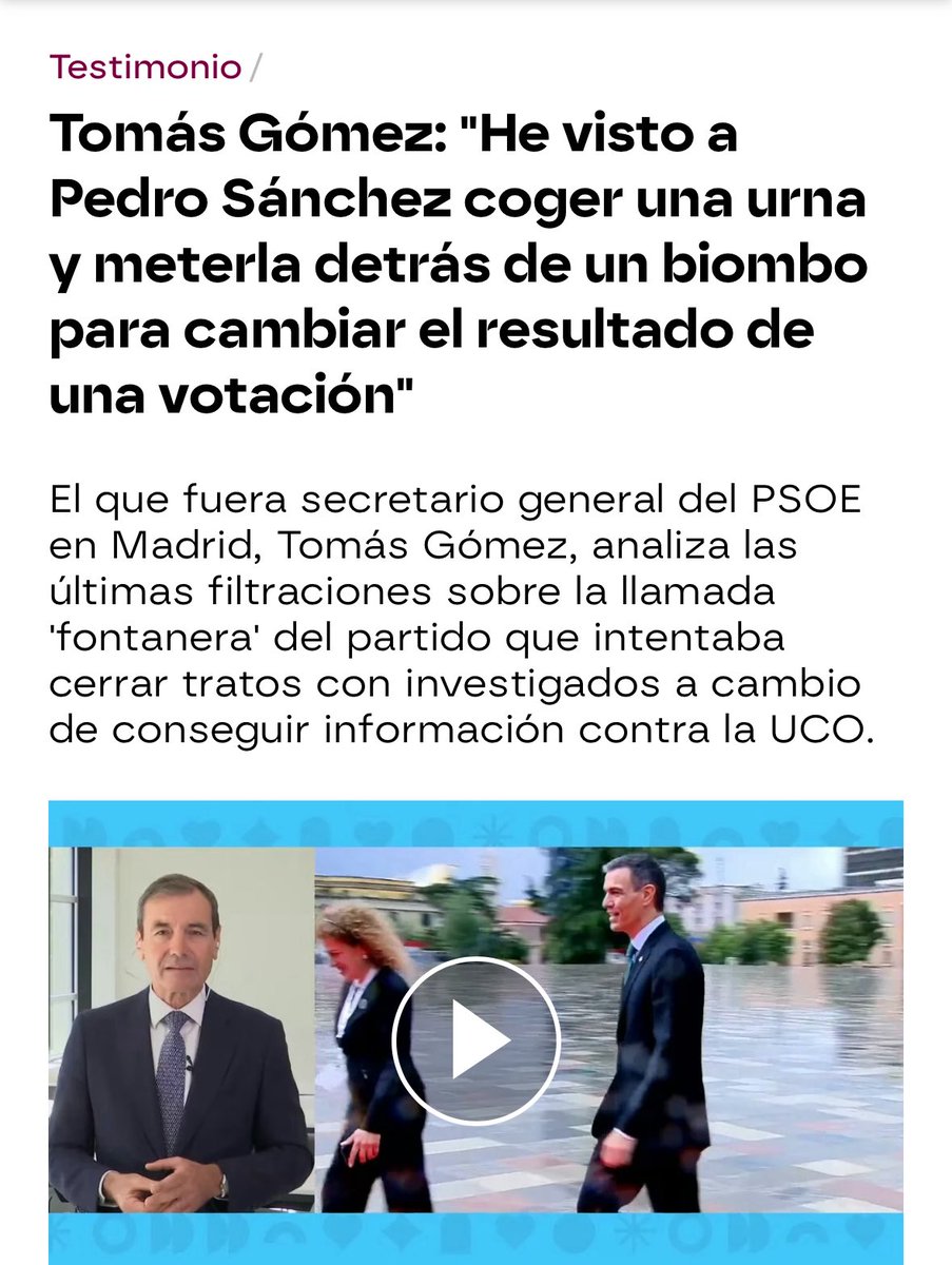 rosadiezglez's tweet photo. Se dice que “nunca  es tarde si la dicha  es buena” . Pero, ¿ y tú qué hiciste después de ver cómo trataba de amañar los resultados  de las votaciones en un Comité Federal? Pues lo que hiciste fue  apoyarle en las primarias que ganó contra Madina. Memoria. https://t.co/yu1FtZs0IW