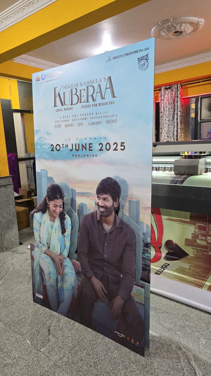 #Kuberaa standiess ready for theatres..
TN theatrical release by Romeo Pictures <a href="/mynameisraahul/">raahul</a>