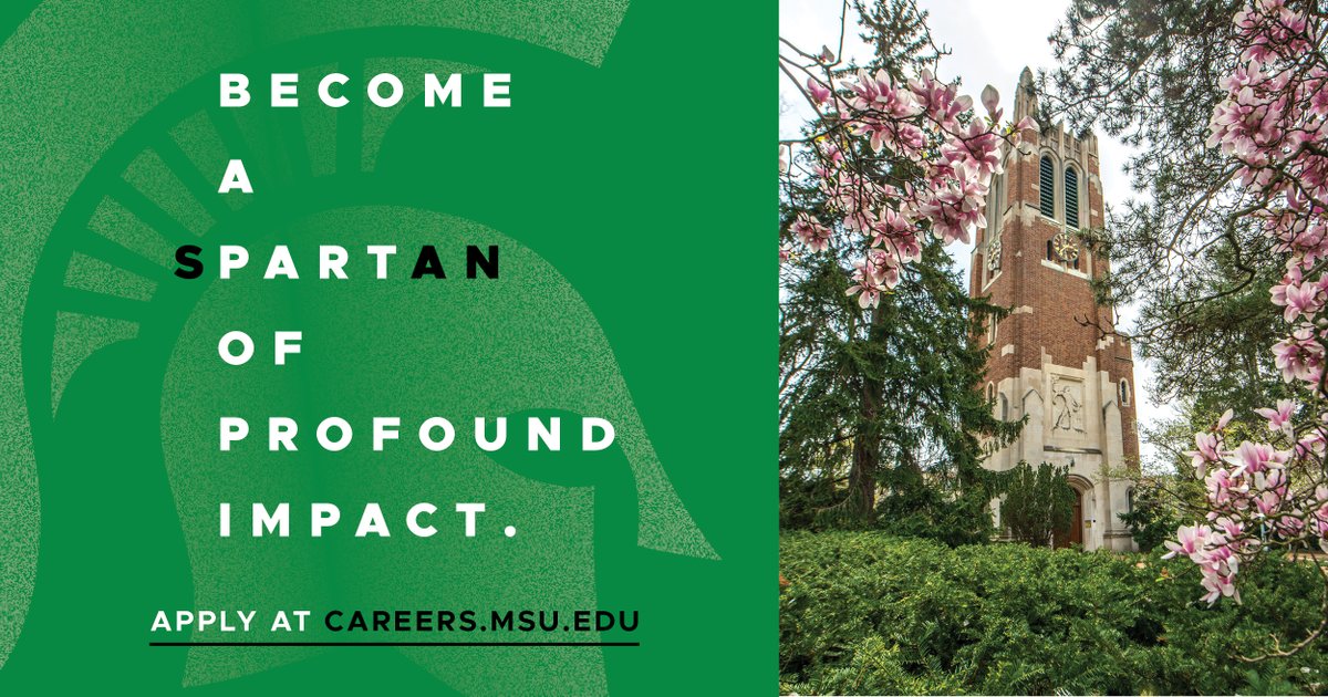 New jobs are live on the MSU Careers website! Discover opportunities with <a href="/TechAtMSU/">MSU IT</a>, <a href="/MSUNatSci/">MSU College of Natural Science</a>, <a href="/MSUMD/">MSU College of Human Medicine</a>  and more: careers.msu.edu/homepage
