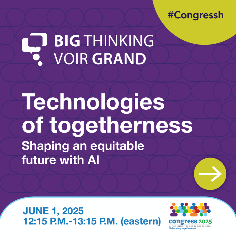SSHRC_CRSH's tweet photo. The countdown to #Congressh is on! Here’s what SSHRC will have going on @GBCollege: https://t.co/fLDP6s2bVV
@federation_hss