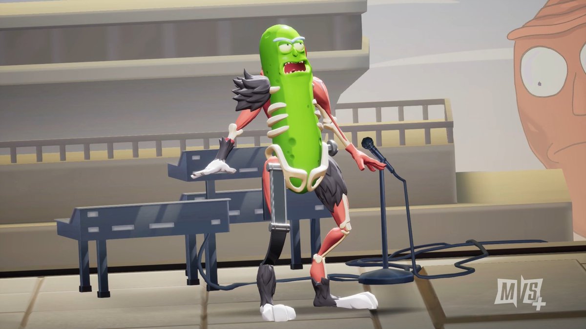Savemultiversus's tweet image. In 30 minutes we will get our first ever trailer for a brand new modded in character for #Multiversus! Check out @betamvs for more information on the trailer for Pickle Rick!