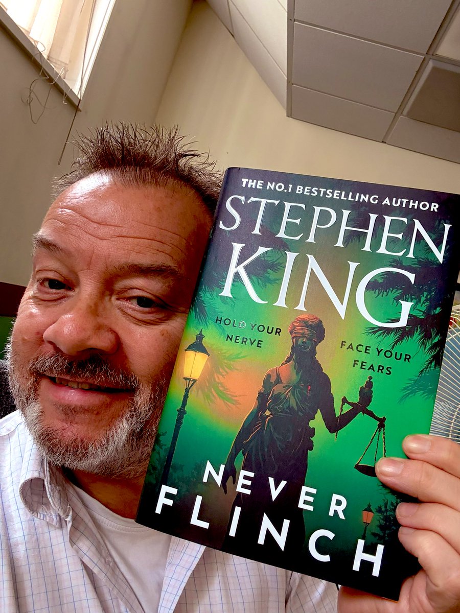 Tony Fisher (@tonyfisherlive) on Twitter photo Picking up a new Stephen King is always a big moment. #books #stephenking #neverflinch <a href="/StephenKing/">Stephen King</a> Picking up a new Stephen King is always a big moment. #books #stephenking #neverflinch <a href="/StephenKing/">Stephen King</a>