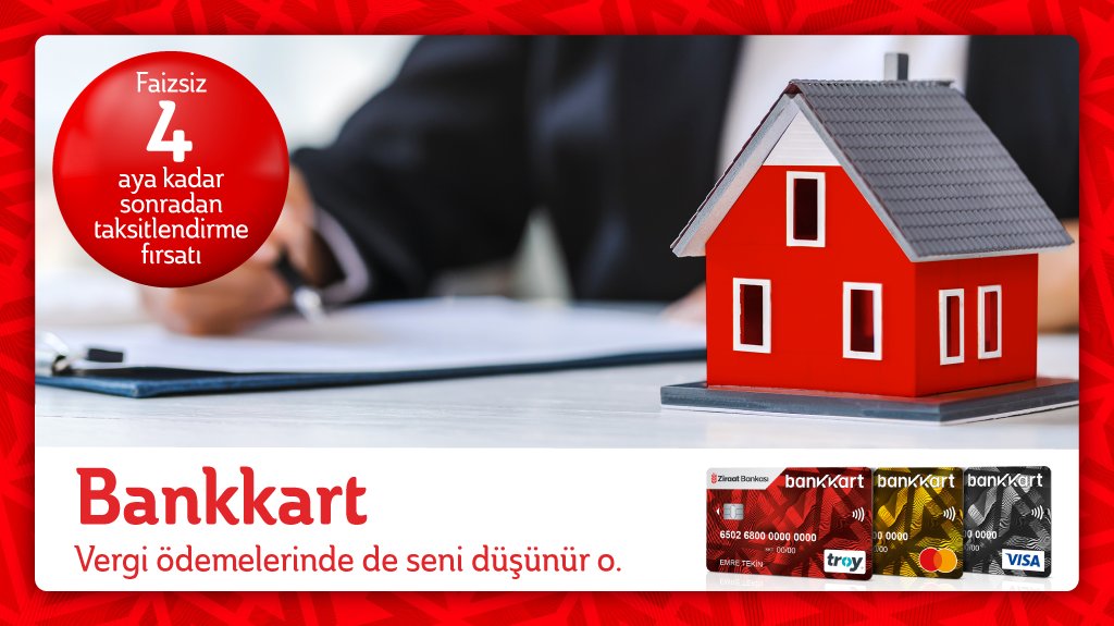 Bankkart
Vergi ödemelerinde de seni düşünür o.
2 Haziran 2025 tarihine kadar Bireysel Bankkart’ınızın kredi kartı özelliği ile Belediye vezneleri veya Belediyelere ait internet siteleri üzerinden yapacağınız 1.000 TL – 100.000 TL arasındaki Emlak ve Çevre Temizlik Vergisi