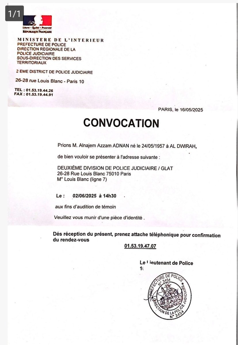 LLP_Le_Vrai's tweet photo. M. Adnan #Azzam convoqué par la police politique ce lundi 3 juin. M. Burgat vient d'être relaxé comme tant d'autres... https://t.co/NbolKAUq46