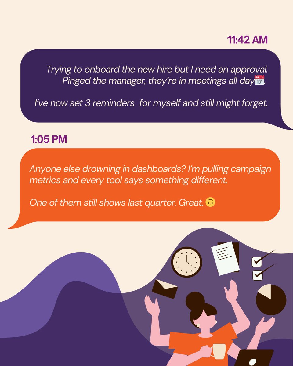 Twenty20Sys's tweet image. Tired of wasting hours on retyping, approvals, and messy dashboards? You should be driving growth, not managing chaos.

Let your tools work together so your team can focus on what matters.

👉 Discover the smarter way: twenty20sys.com/business-autom…

#WorkflowsThatWork #Twenty20Systems