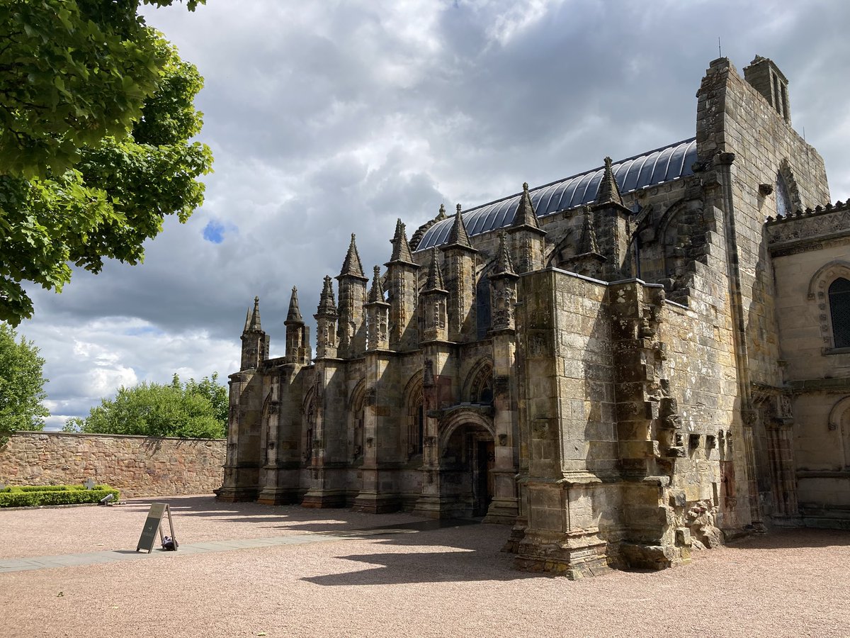Grey sky - and just a little glimpse of blue sky. Welcome to Scotland! <a href="/VisitScotland/">VisitScotland</a>