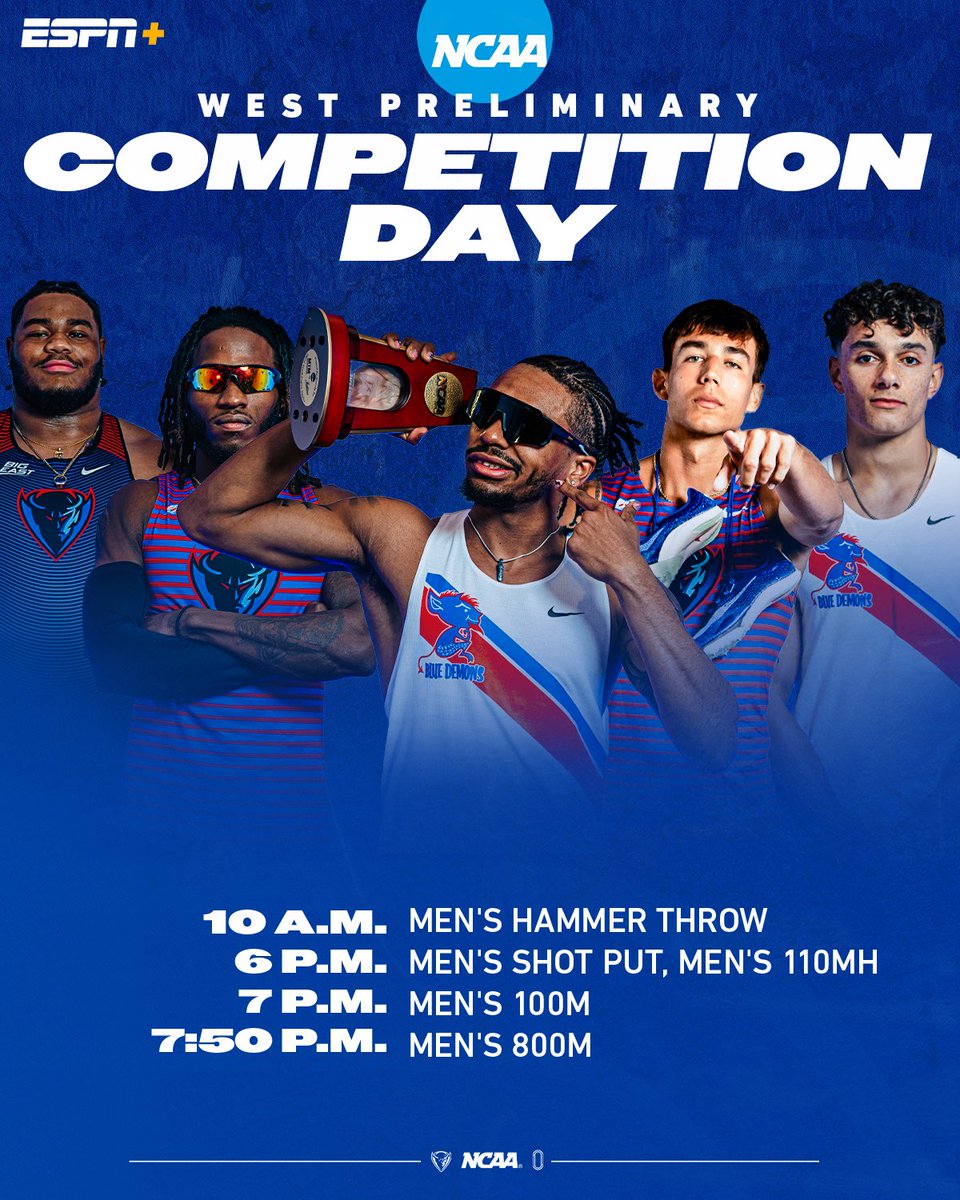 Day one ☝️

NCAA West Rounds are here❗️

📍 College Station, Texas
🏟️ E.B. Cushing Stadium
🏆 bit.ly/4dHWaWW
📺 bit.ly/3FcK9vR (6 PM)
📊 bit.ly/4dx9k8Q
📰 bit.ly/3HryU34

#BlueGrit🔵😈