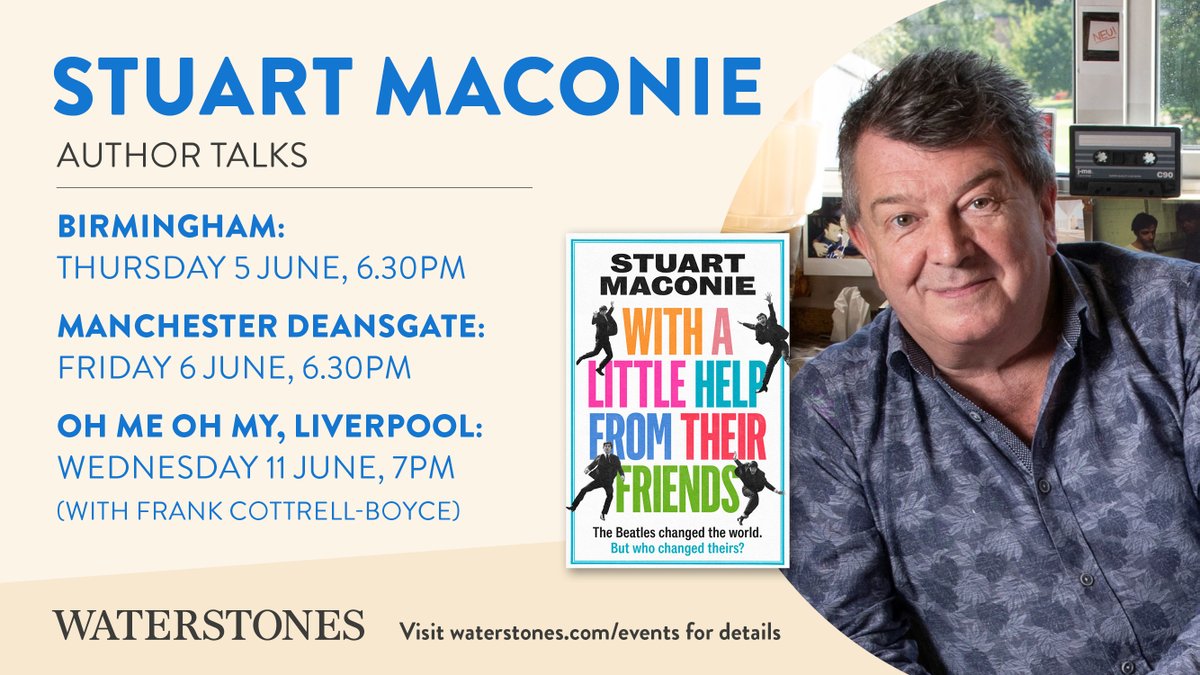 Waterstones Birmingham (@bhamwaterstones) on Twitter photo Join us for an insightful evening with bestselling author <a href="/StuartMaconie/">Stuart Maconie</a> discussing his latest book With a little Help From Their Friends. The Beatles changed the world. But who changed theirs?
Detail and tickets available from the link in our bio!
#BookTwitter Join us for an insightful evening with bestselling author <a href="/StuartMaconie/">Stuart Maconie</a> discussing his latest book With a little Help From Their Friends. The Beatles changed the world. But who changed theirs?
Detail and tickets available from the link in our bio!
#BookTwitter