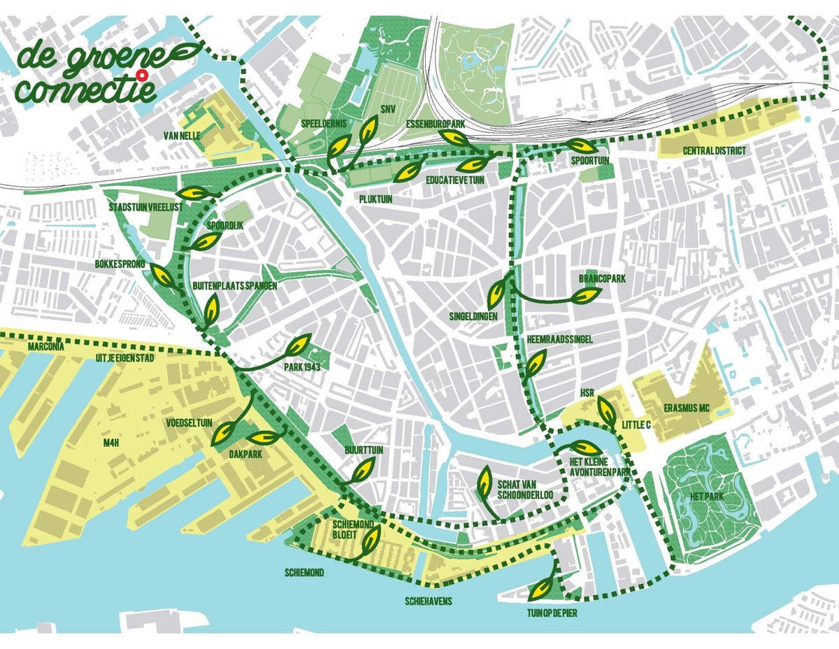 Vrijdag 30 mei, 16.00 uur Lancering nieuwe kaart <a href="/GroeneConnectie/">Groene Connectie</a> in de Kadetuin van #Goretengels bij OASE (Schiehaven 15). Meer info op de GROENE UITAGENDA 📲: degroeneagenda.nl/site/event/lan… . 🍀 + Info over de juni activiteiten GroeneConnectie tijdens #architectuurmaand in Schiemond.