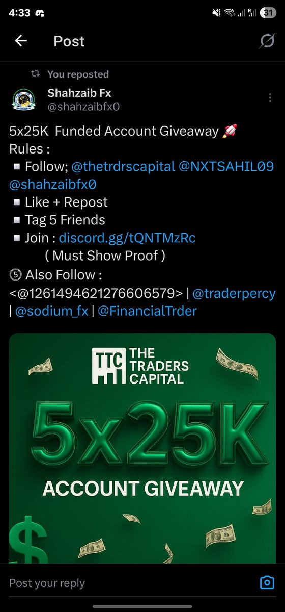 smc_boost's tweet photo. @shahzaibfx0 @thetrdrscapital @NXTSAHIL09 @traderpercy @sodium_fx @FinancialTrder @BusinessEnroll @TraderEchoX @traderstewie @StratDevilDog @traderlion DONE ALL ✅️ https://t.co/sVE73R54lY