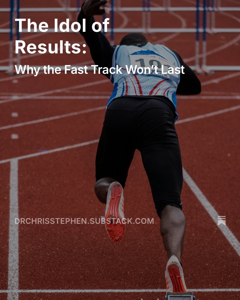 chrisstephen3's tweet image. In a world obsessed with speed and success, have we made results our god?

Discover why the fast track might not be the faithful one—and what truly lasts in the race of life.

➡️ Read now: drchrisstephen.substack.com

#FaithAndCulture #HustleCulture #SubstackReads